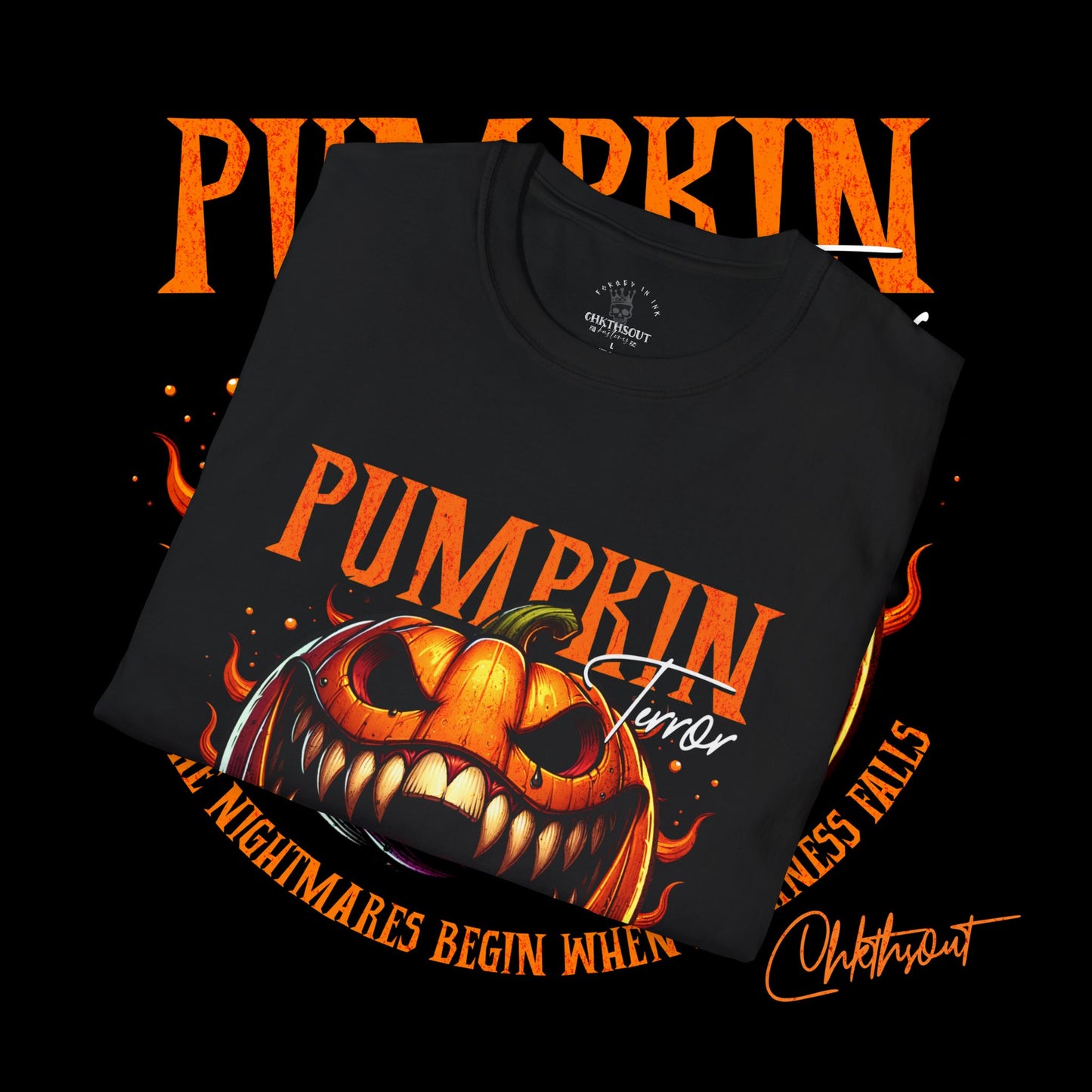 Halloween Pumpkin Graphic T-Shirt, Unisex Tee, Spooky Season Shirt, Fall Fashion, Halloween Gift, Pumpkin Lovers