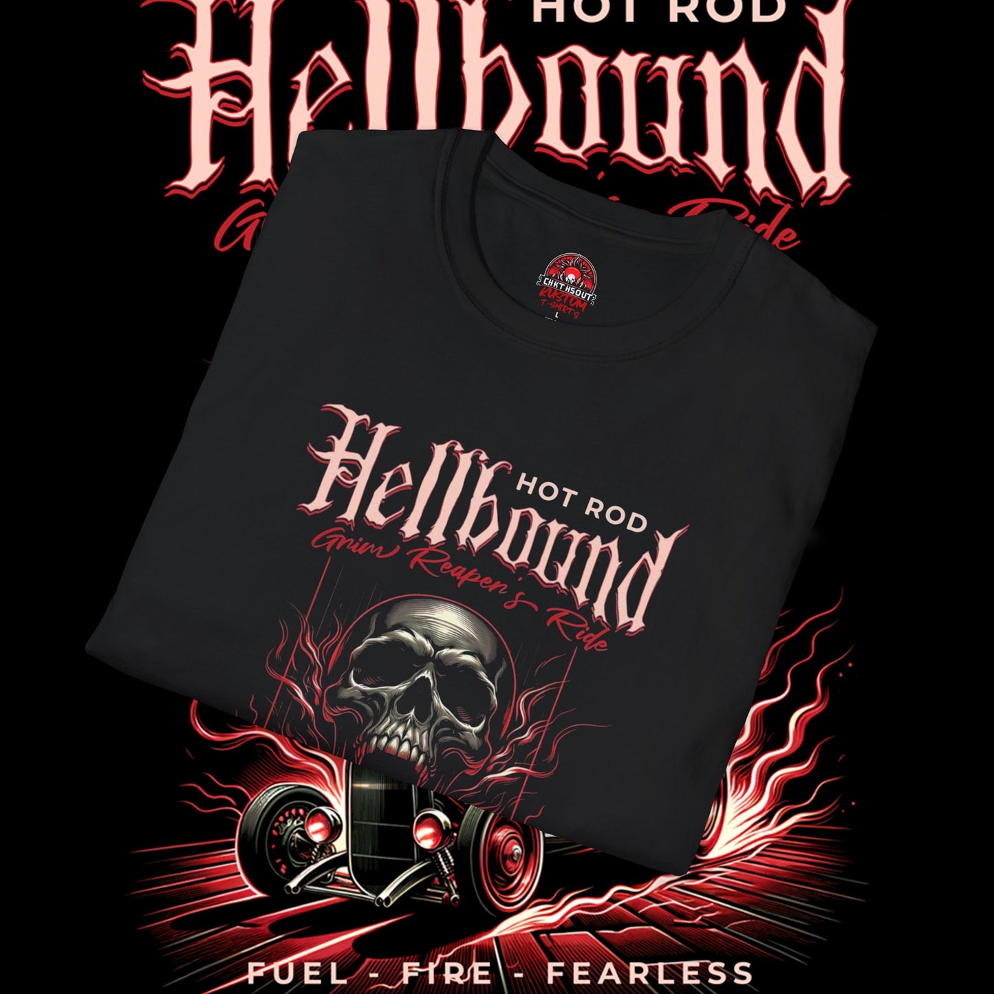 Hellbound Hot Rod T-Shirt | Perfect for Car Enthusiasts, Gifts, Birthdays, Casual Wear, or Events