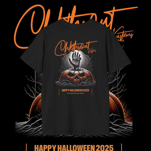 Chkthsout Kustoms Halloween-Themed T-Shirt
