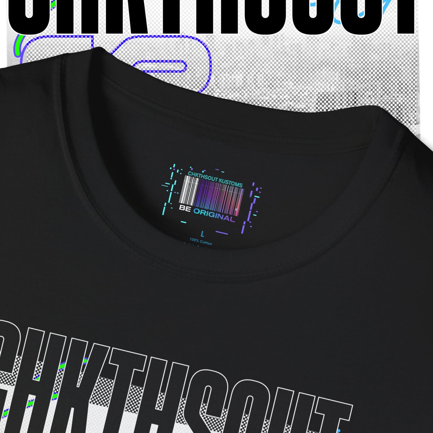 Chkthsout Kustoms Chill Graphic T-Shirt with Bold Design