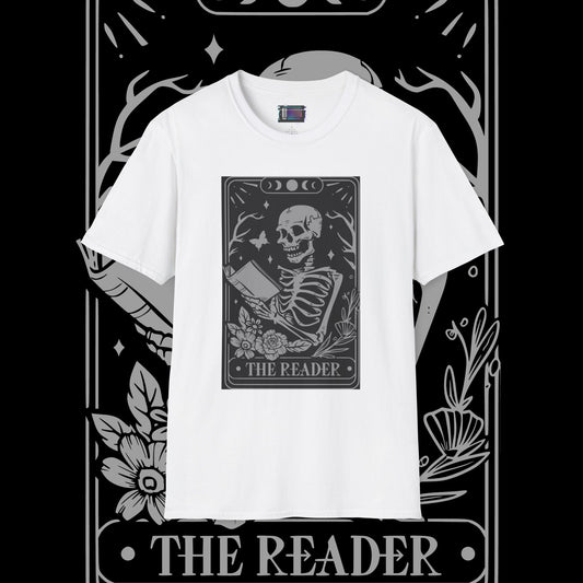 The Reader Skeleton T-Shirt - Perfect for Book Lovers