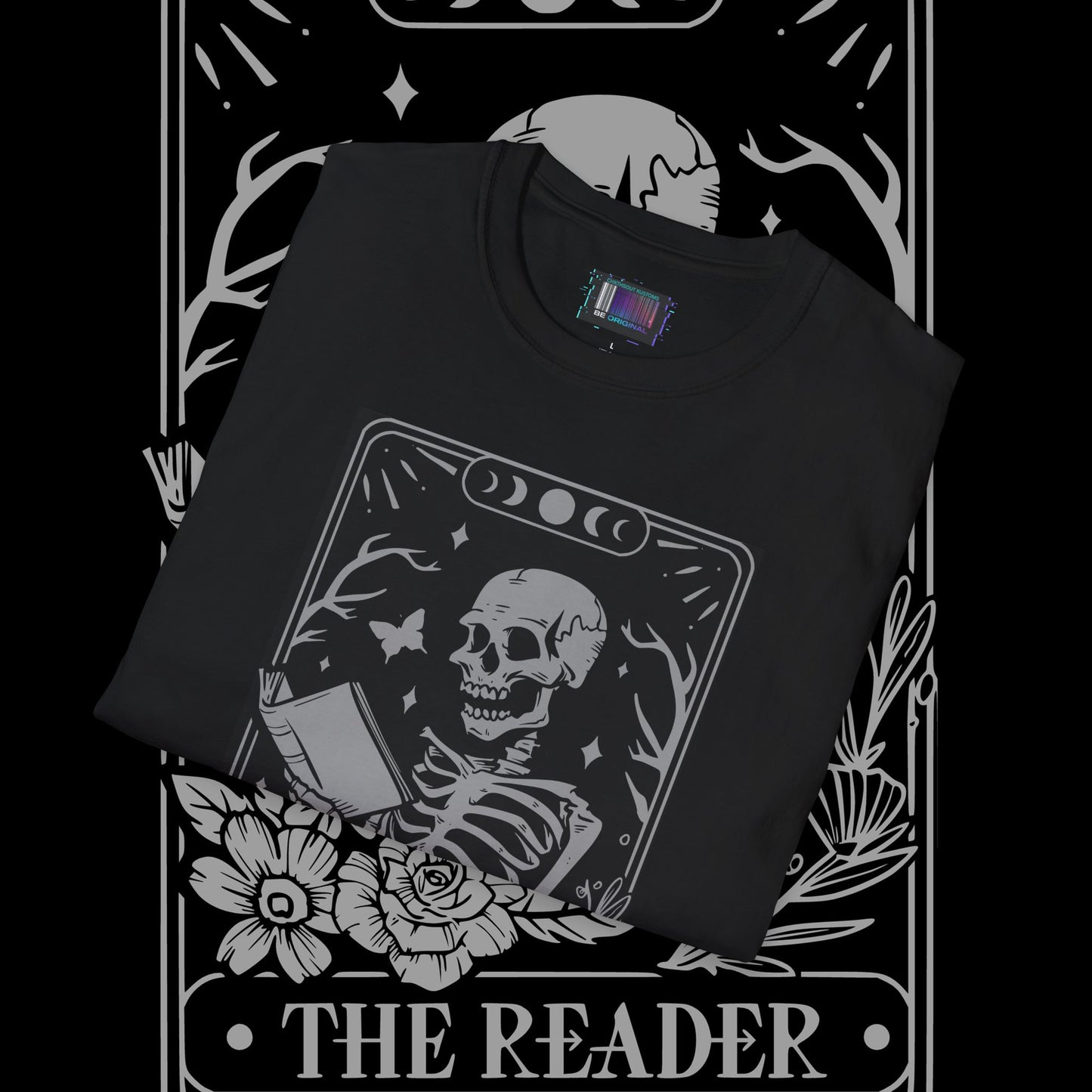 The Reader Skeleton T-Shirt - Perfect for Book Lovers
