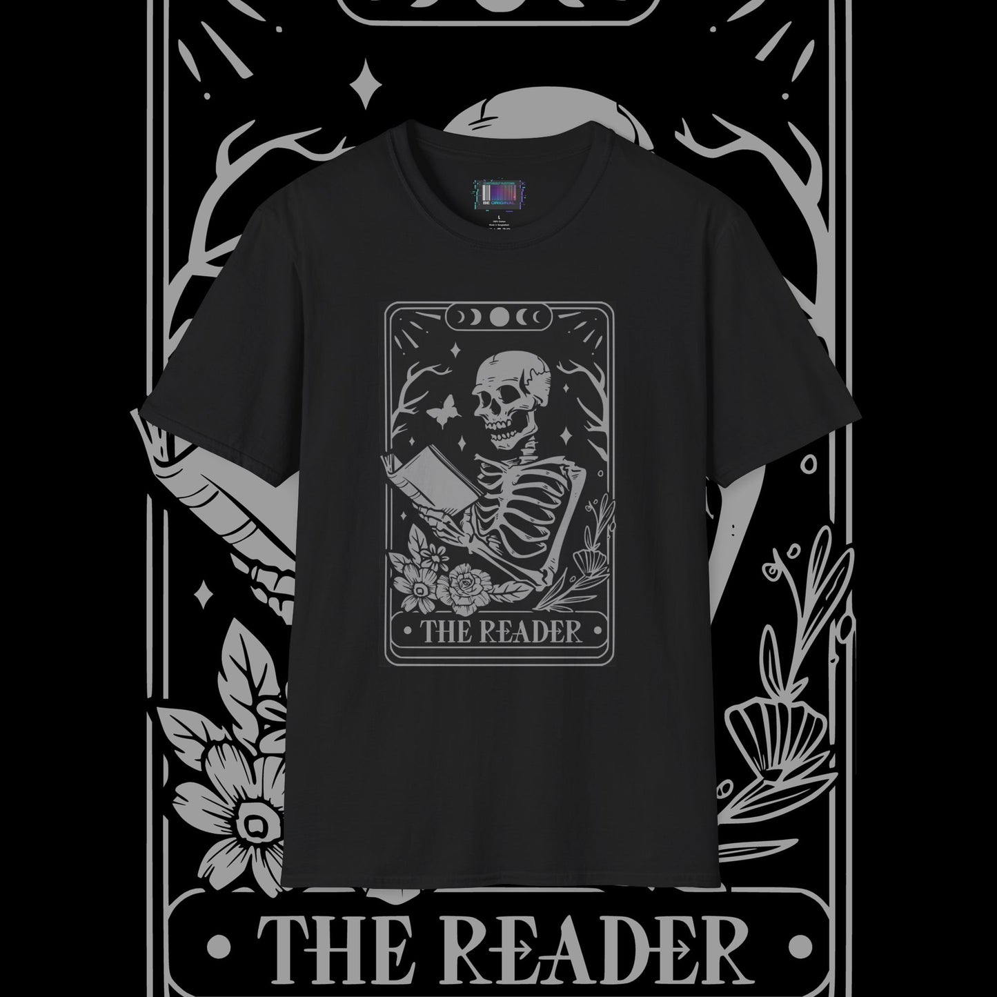 The Reader Skeleton T-Shirt - Perfect for Book Lovers