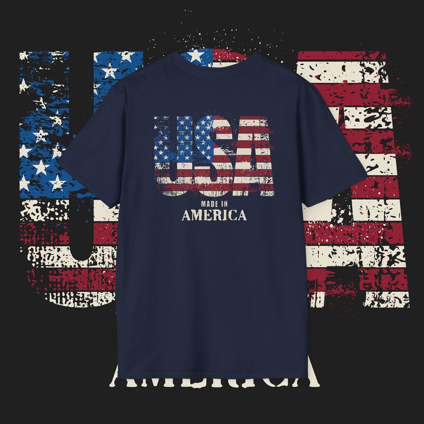 All American Grandpa T-Shirt, Patriotic Tee, USA Pride Shirt, Father's Day Gift, Independence Day Apparel