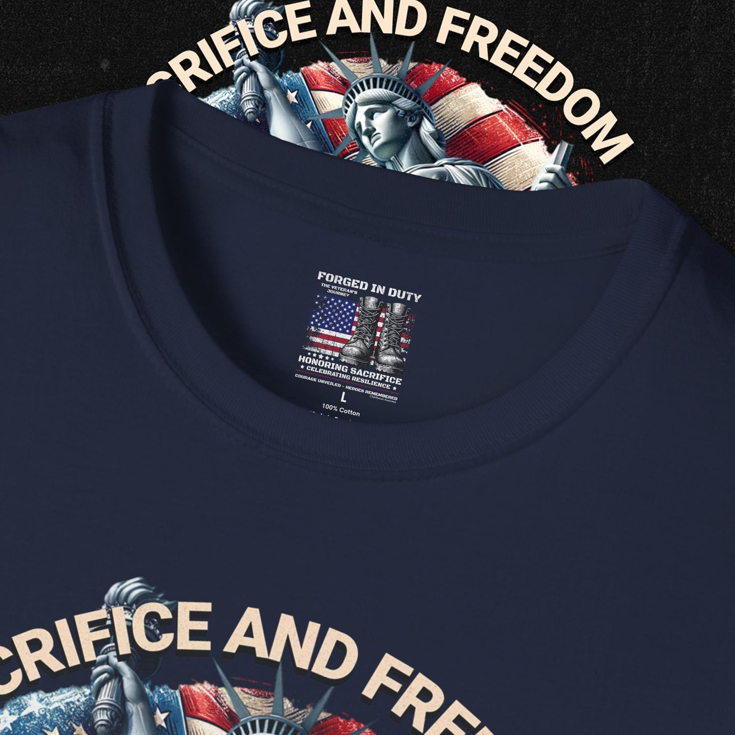 Patriotic Graphic T-Shirt for Freedom Lovers, Memorial Day Tee, Fourth of July Shirt, Veteran's Day Gift
