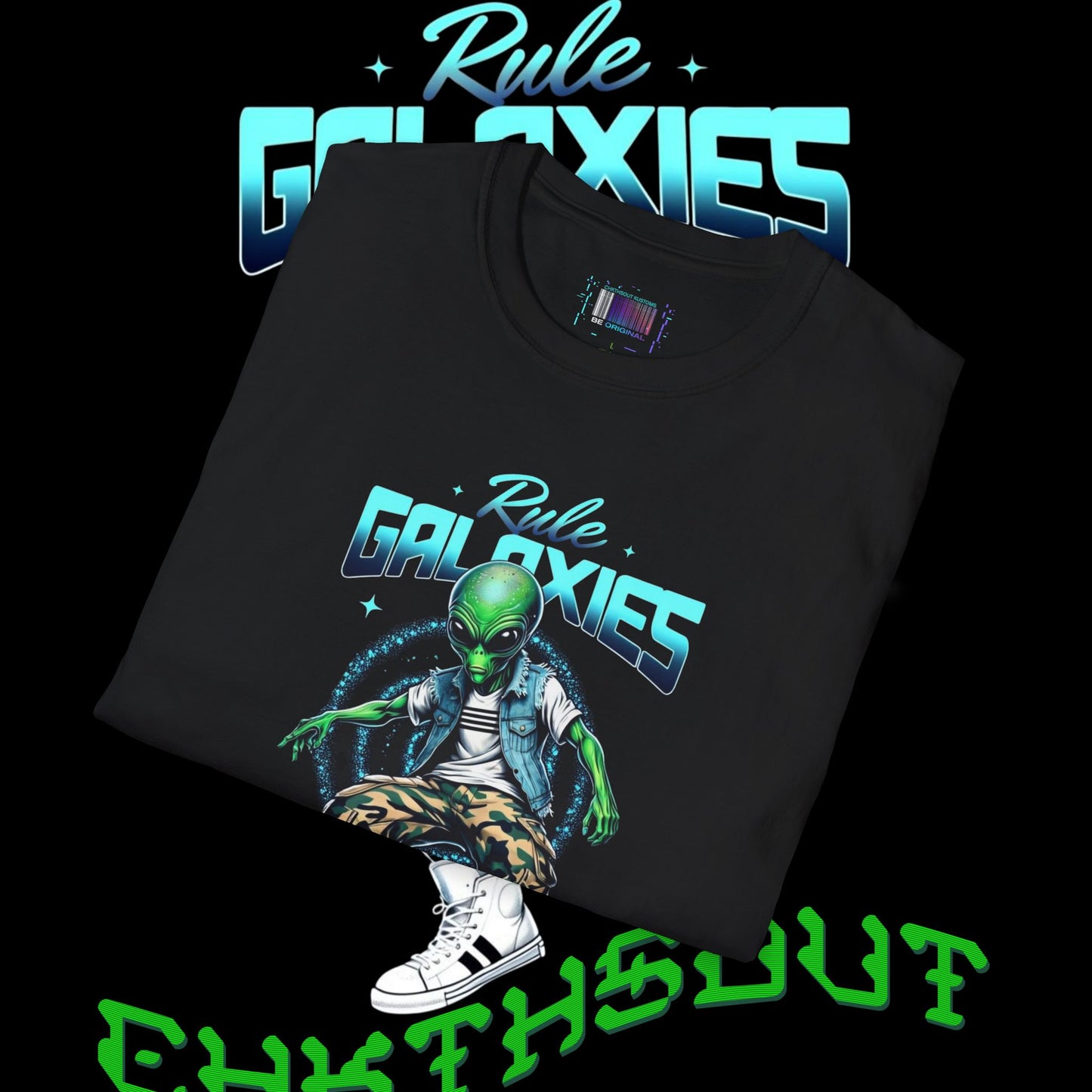 Galactic Vibes | Retro Graphic Tee for Space Lovers, Gift for Sci-Fi Fans, Casual Wear, Unique T-Shirt