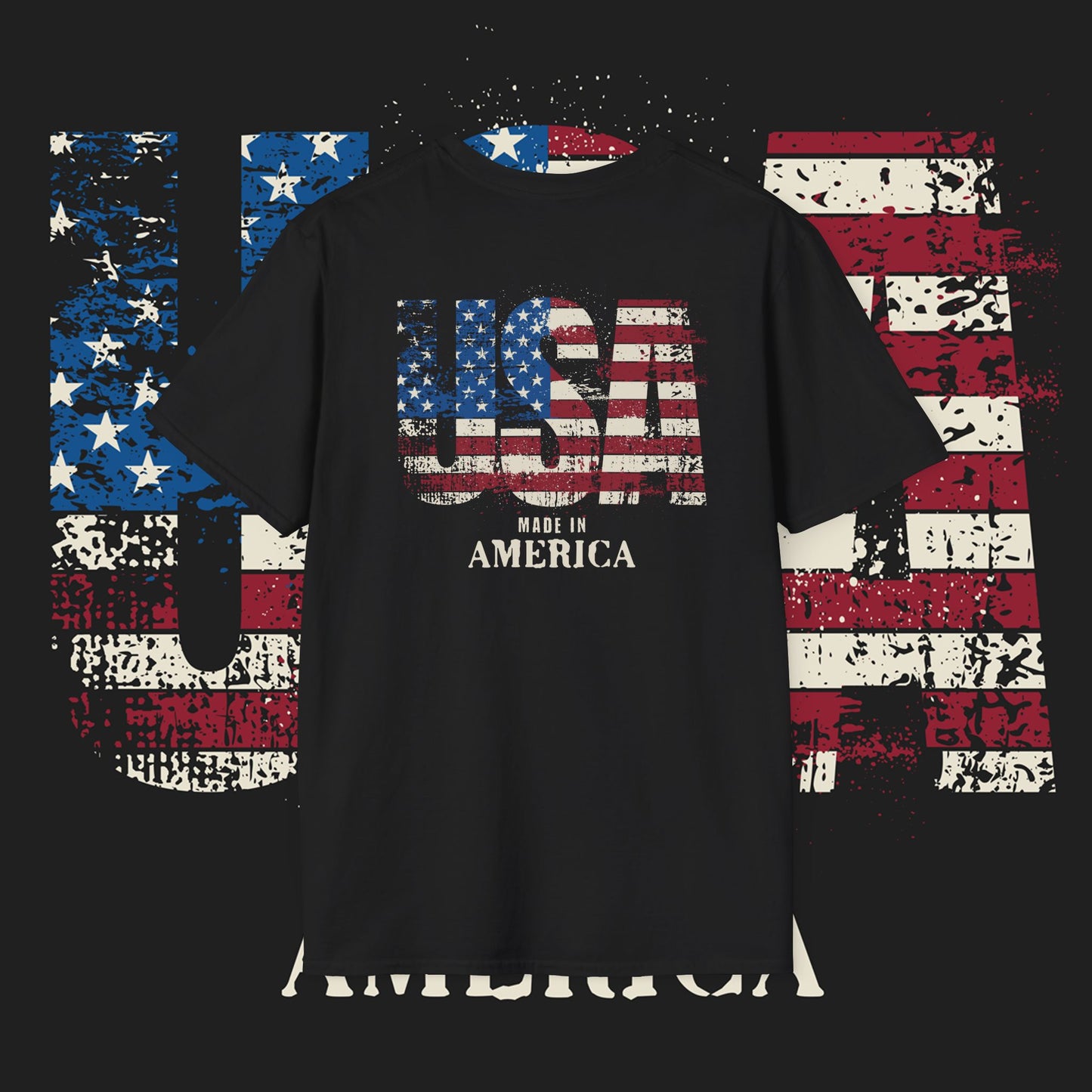 All American Grandpa T-Shirt, Patriotic Tee, USA Pride Shirt, Father's Day Gift, Independence Day Apparel
