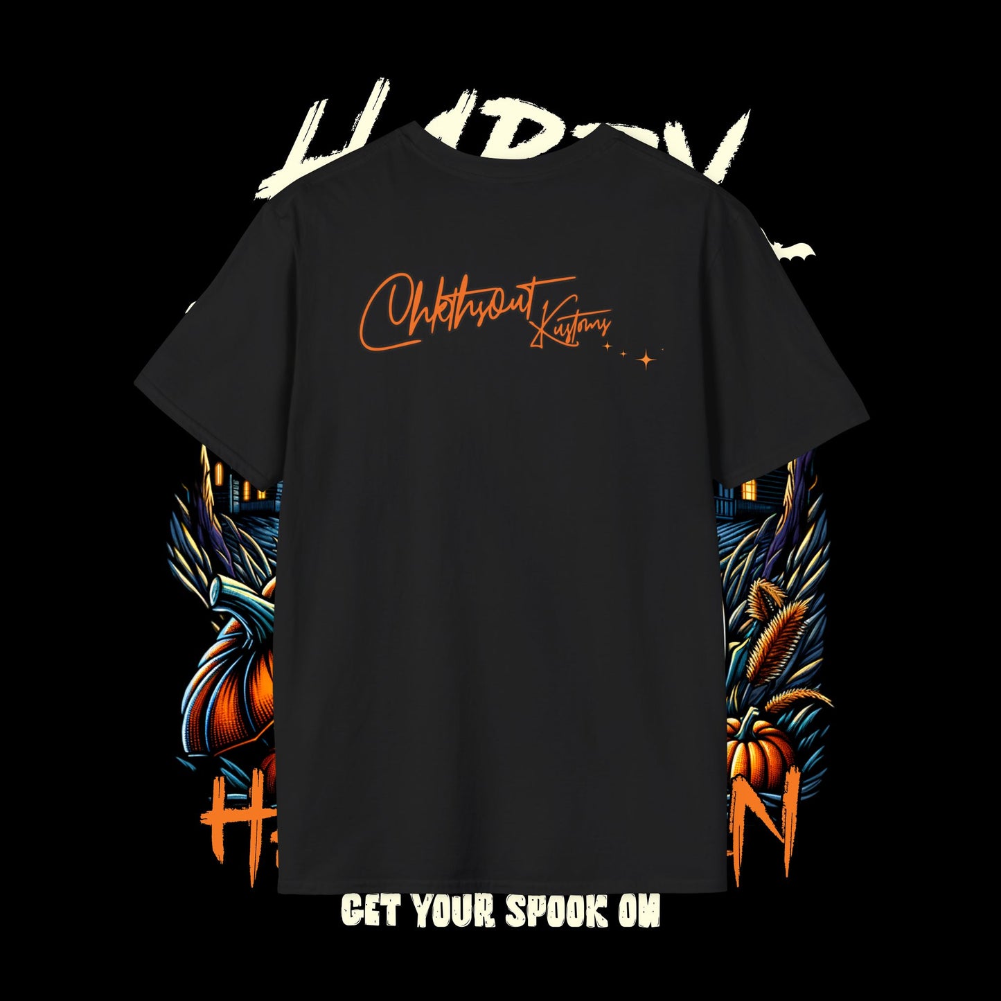 Chkthsout Kustoms Halloween Graphic Tee