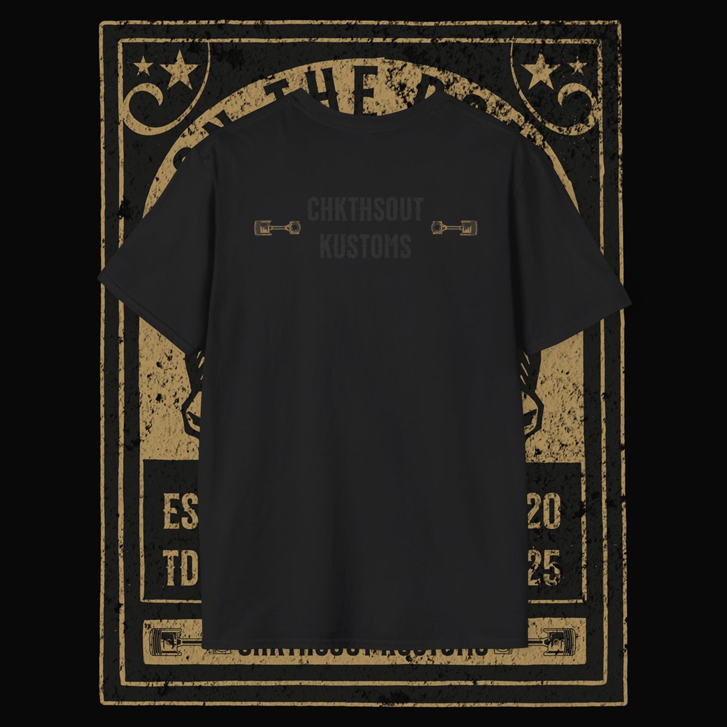 On The Road Skull Graphic T-Shirt