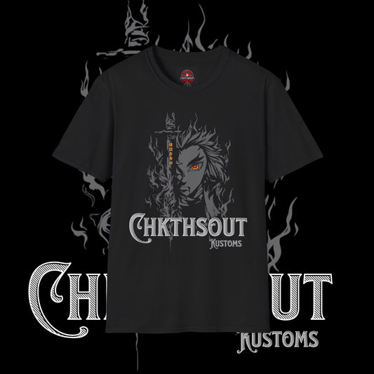 Chkhthout Kustoms Graphic T-Shirt for Anime Fans