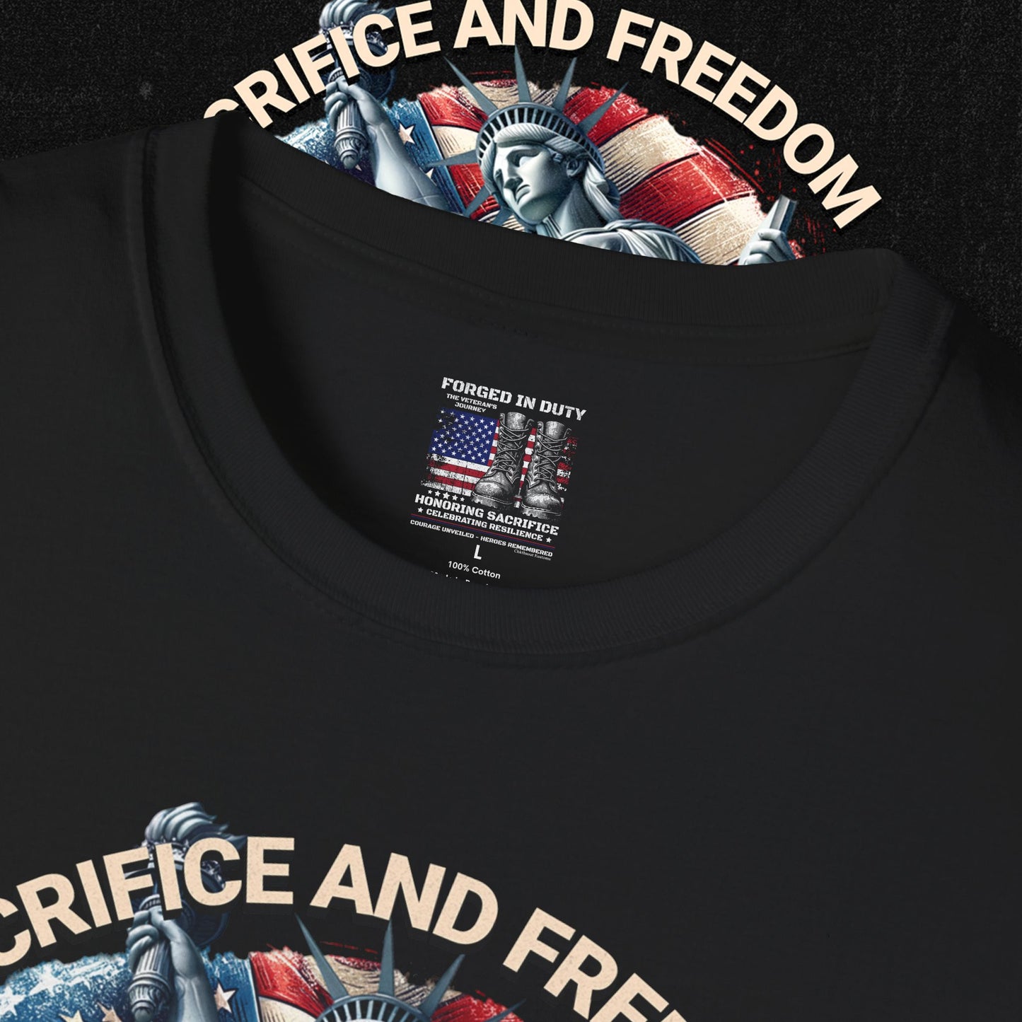 Patriotic Graphic T-Shirt for Freedom Lovers, Memorial Day Tee, Fourth of July Shirt, Veteran's Day Gift