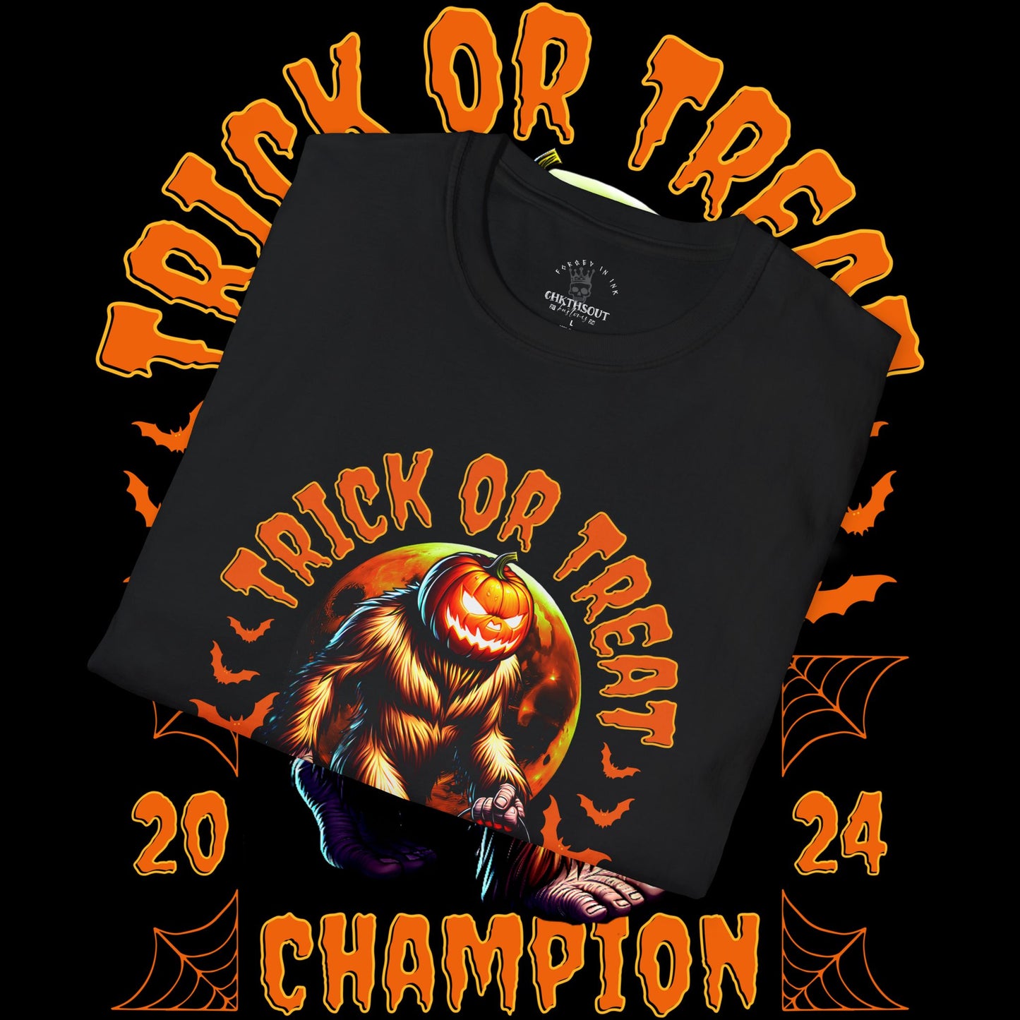 Halloween Trick or Treat Champion T-Shirt