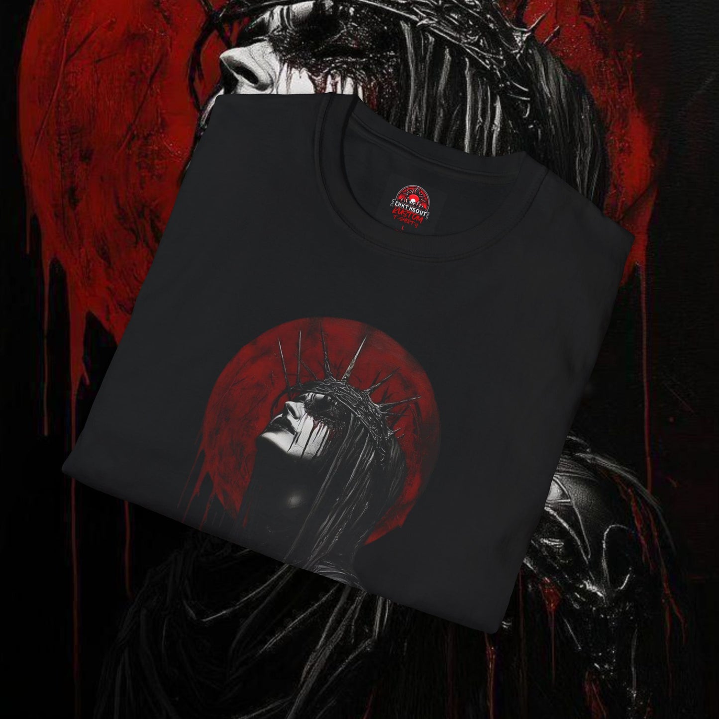Gothic Vibes Unisex Softstyle T-Shirt - Dark Aesthetic Apparel