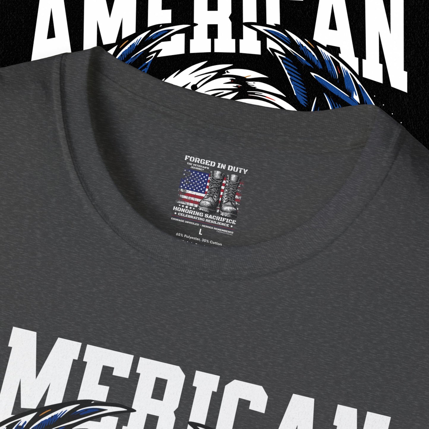 Patriotic T-Shirt for Independence Day, July 4th Celebration, Veteran's Day Gift, USA Eagle Tee, Land of the Free Apparel
