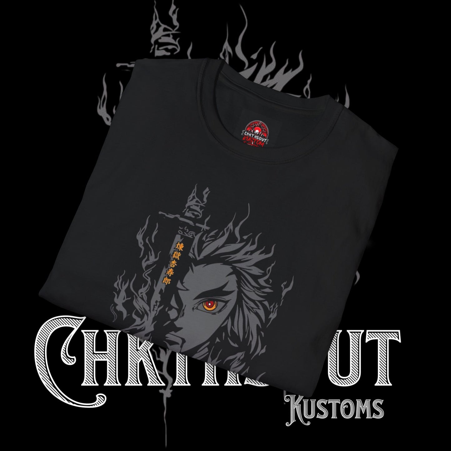 Chkhthout Kustoms Graphic T-Shirt for Anime Fans