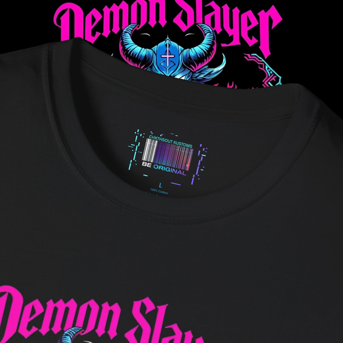 Demon Slayer Neon T-Shirt - Stylish Anime Graphic