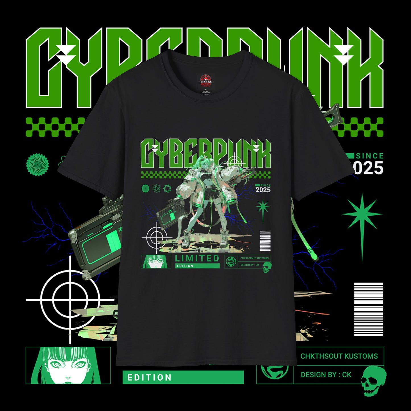 Cyberpunk 2025 Limited Edition Unisex Softstyle T-Shirt