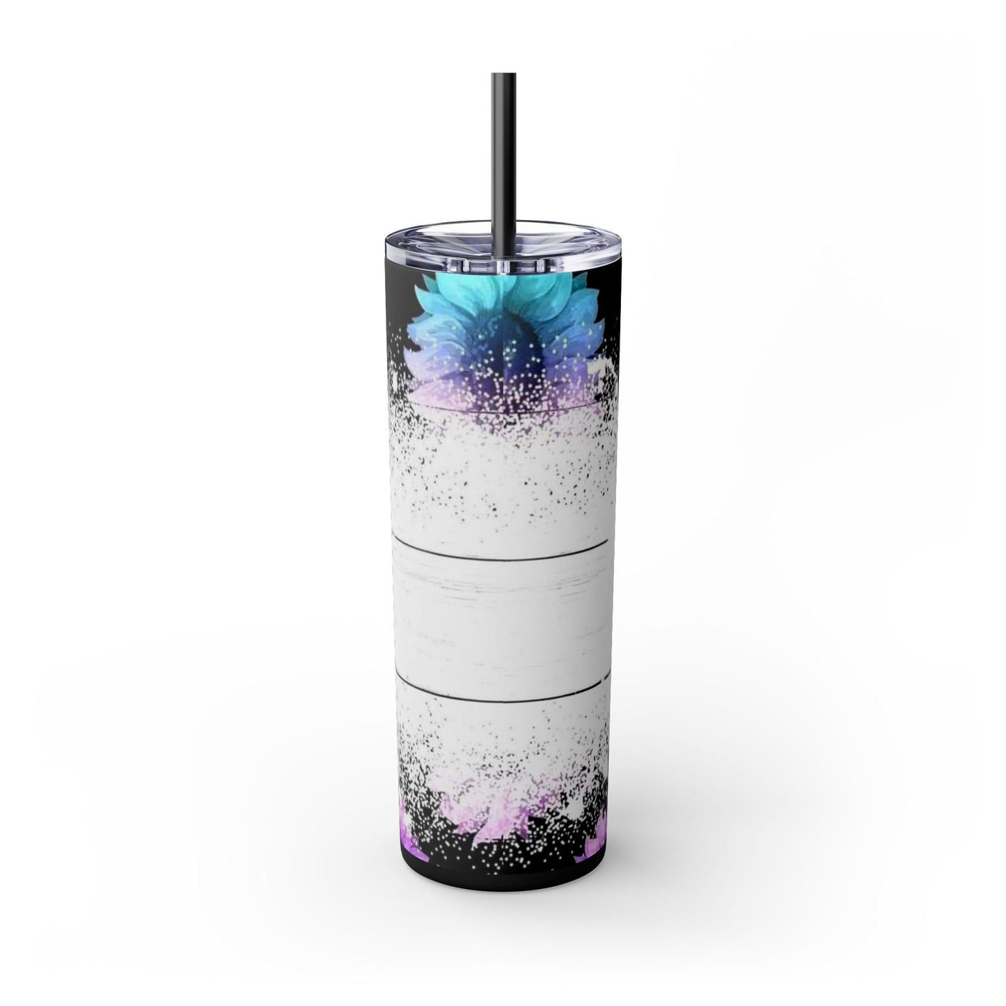 Skinny Tumbler with Straw - "Might Be Water, Might Be Vodka" - 20oz Travel Mug