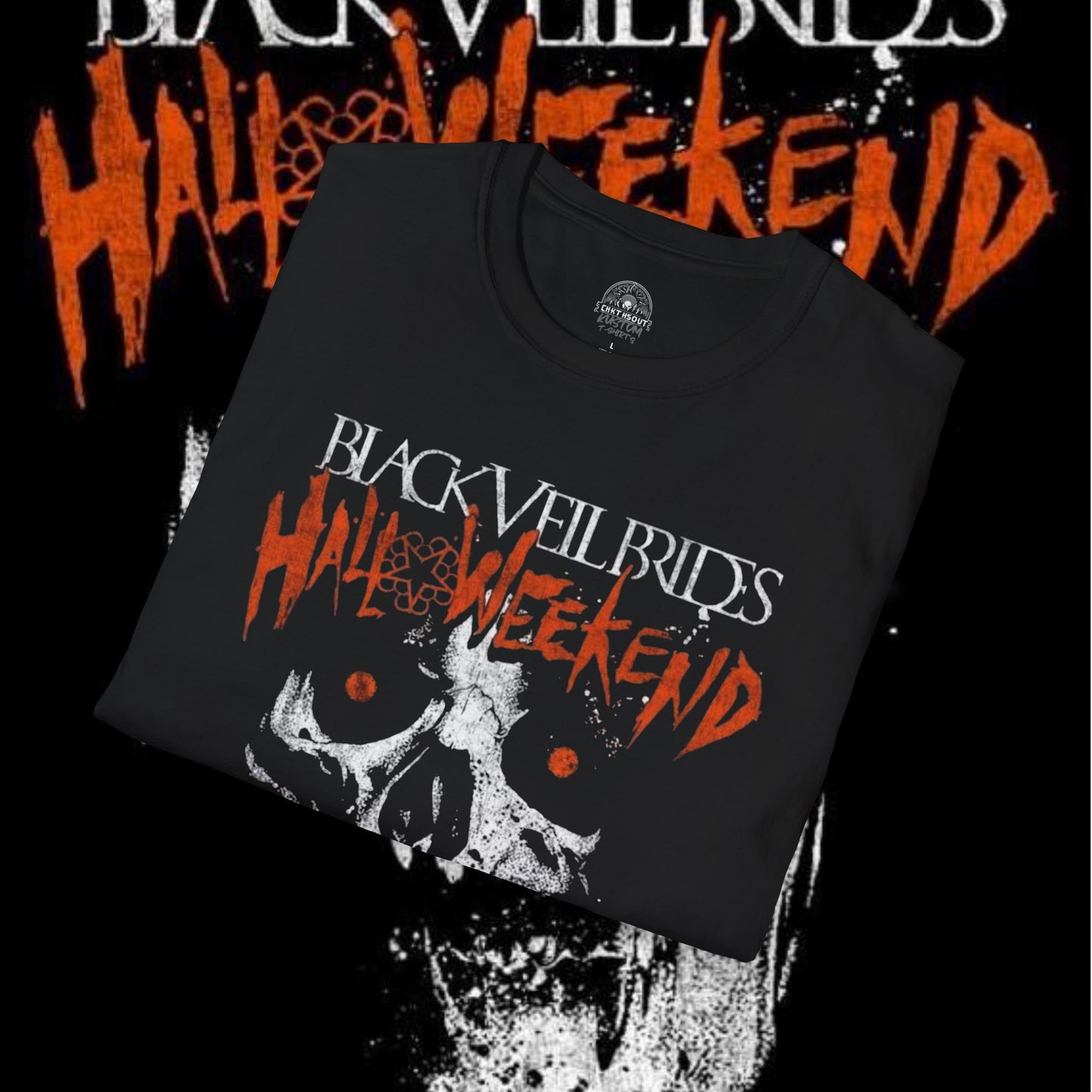 Fan Fav Black V3il Brid3s | Black T-Shirt