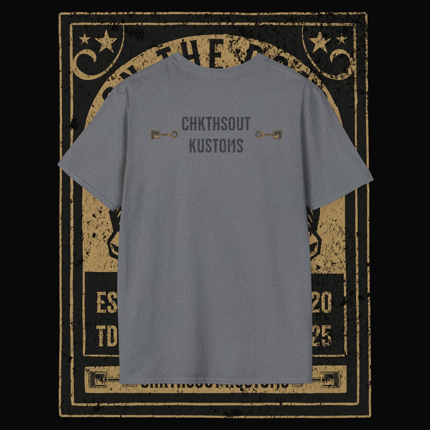 On The Road Skull Graphic T-Shirt