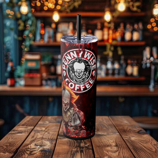 Halloween Design (IT) Design Tumbler with Straw