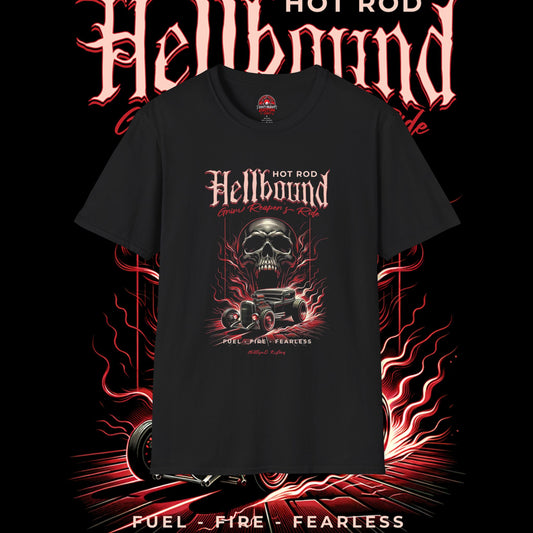 Hellbound Hot Rod T-Shirt | Perfect for Car Enthusiasts, Gifts, Birthdays, Casual Wear, or Events