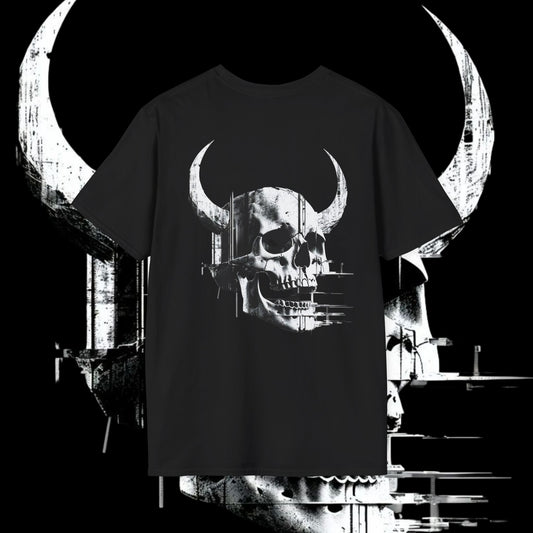 Gothic Skull Graphic T-Shirt - Print on the Back