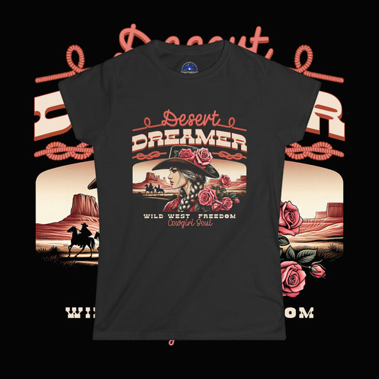 Desert Dreamer Women's Tee, Boho Wild West T-Shirt