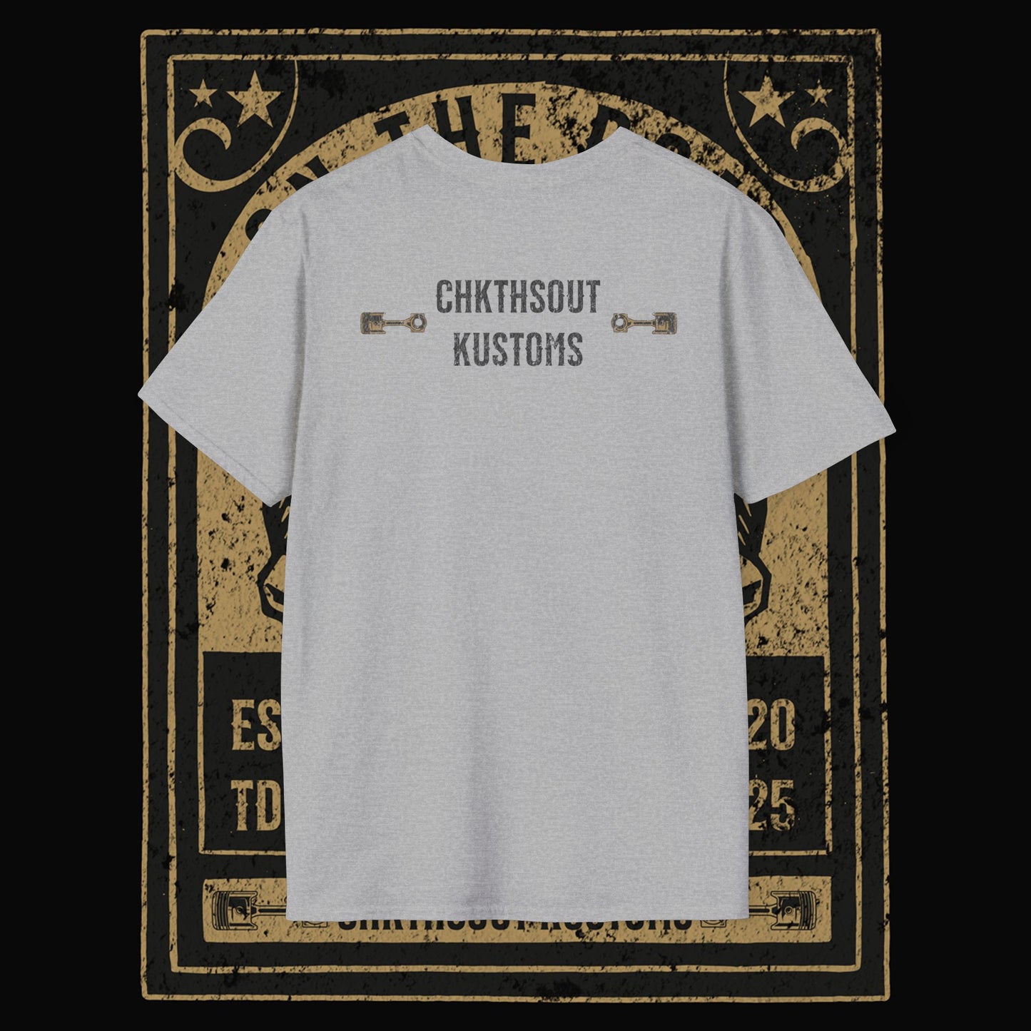 On The Road Skull Graphic T-Shirt