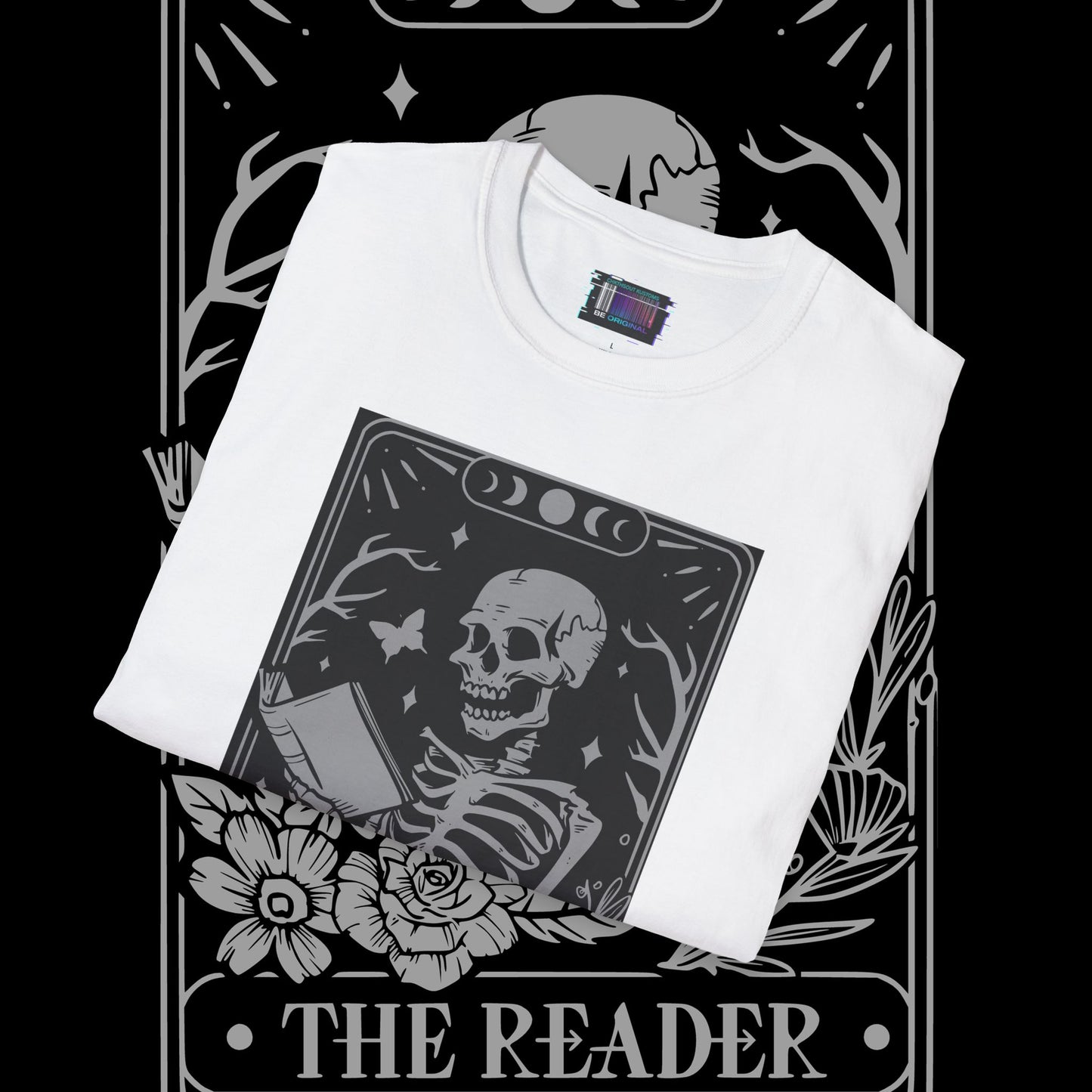 The Reader Skeleton T-Shirt - Perfect for Book Lovers