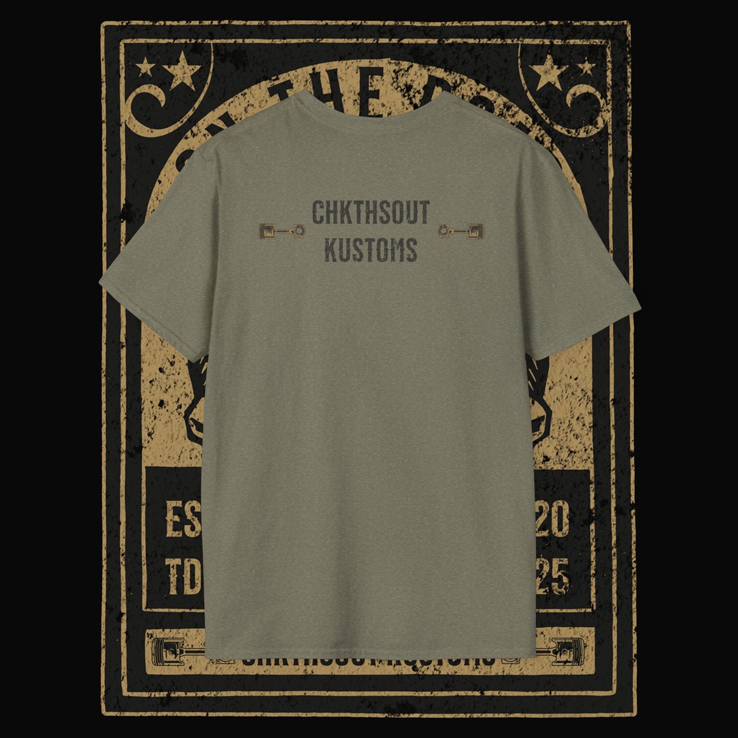 On The Road Skull Graphic T-Shirt