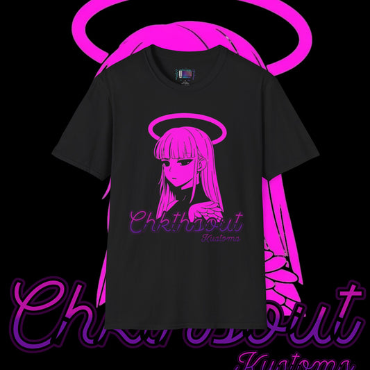 Chic Graphic T-Shirt with Halo Design