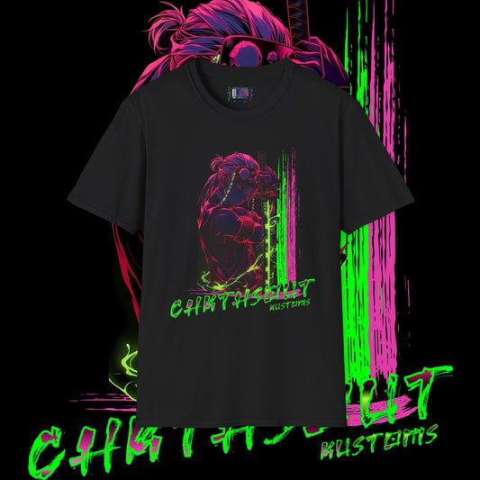 Neon Anime T-Shirt - W/ Chkthsout