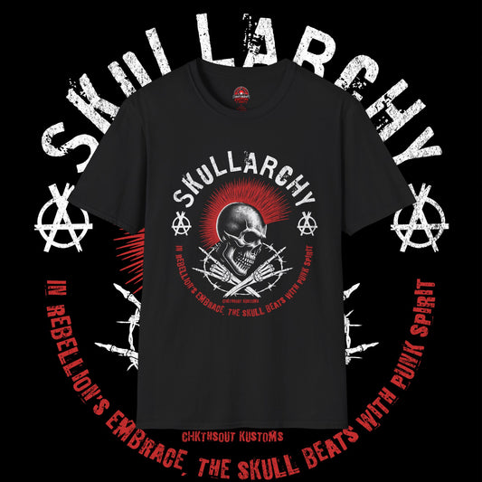 Skullarchy Punk Rock T-Shirt – Embrace the Skull Spirit
