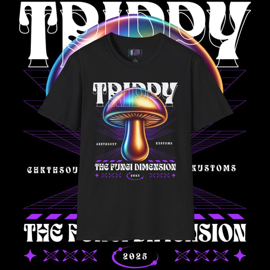 Trippy Mushroom T-Shirt - The Fungi Dimension
