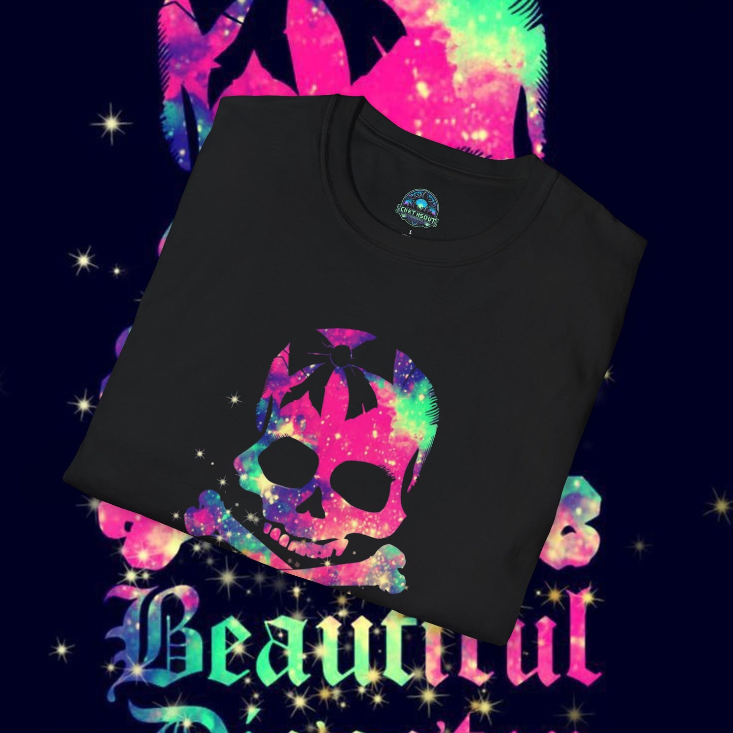 Galaxy Skull T-Shirt - Beautiful Disaster Design