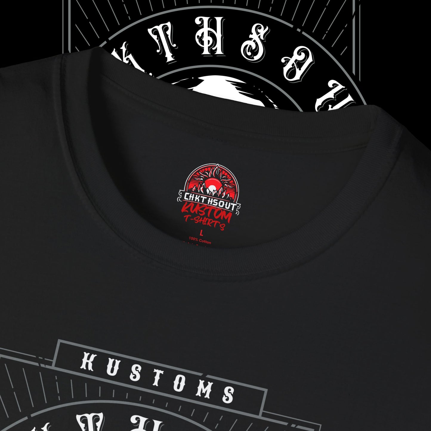Black Skull & Roses T-Shirt - Edgy Streetwear Style