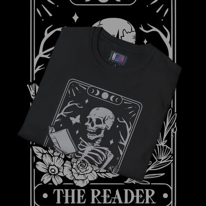 The Reader Skeleton T-Shirt - Perfect for Book Lovers