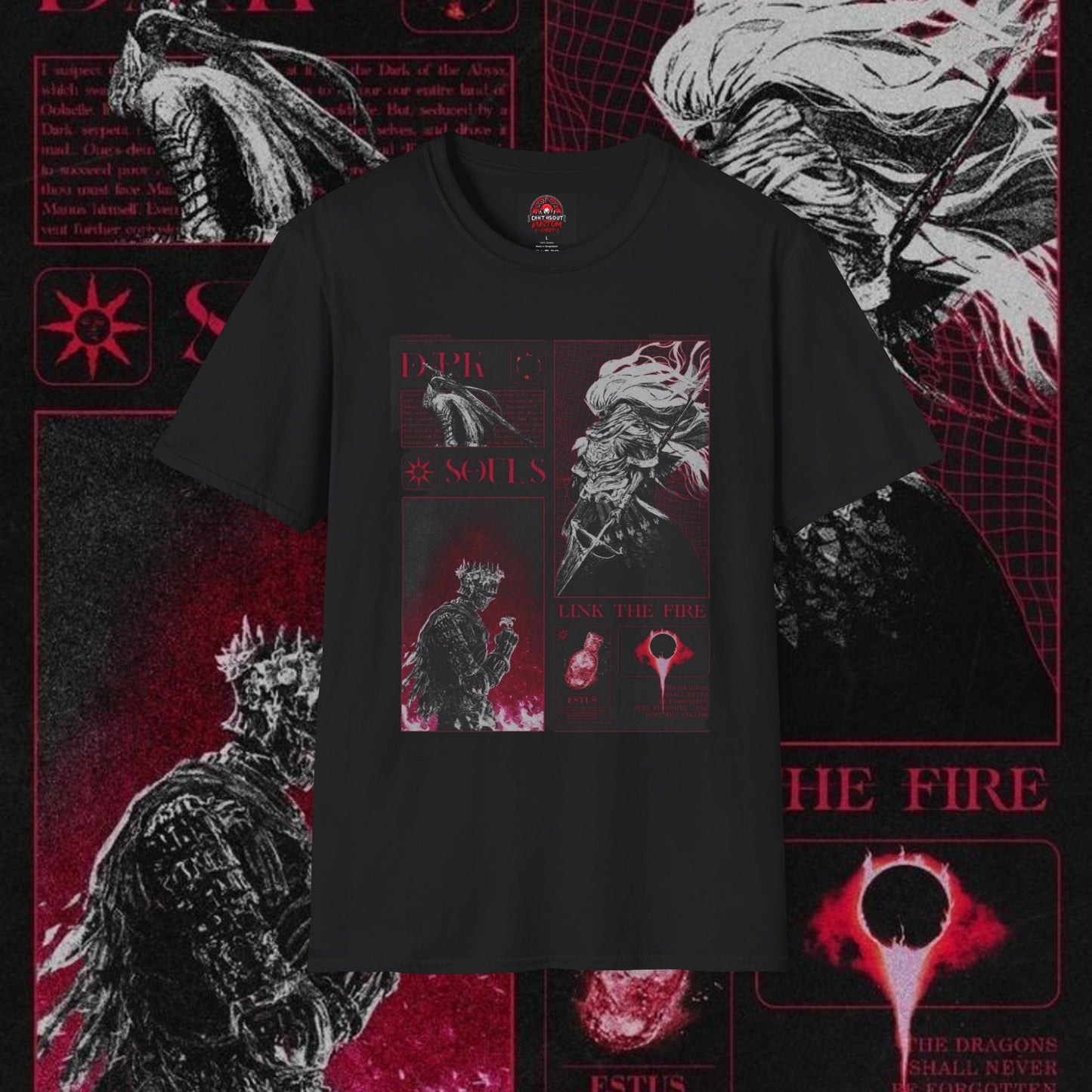 Dark Souls Black T-Shirts