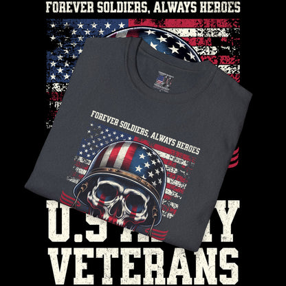 Patriotic Veterans T-Shirt, Military Tribute Apparel, Army Veteran Shirt, Memorial Day Tee, Gifts for Heroes