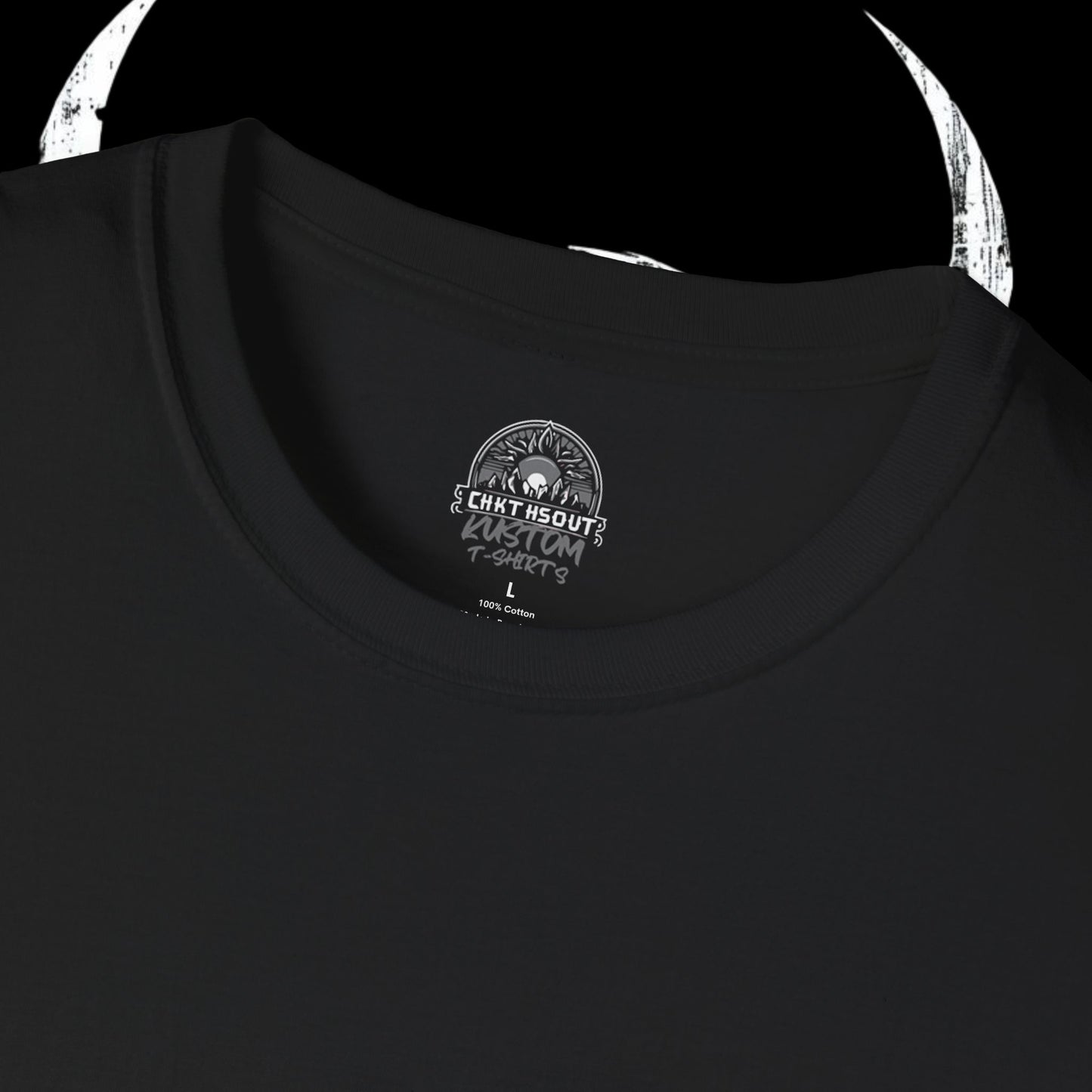 Gothic Skull Graphic T-Shirt - Print on the Back
