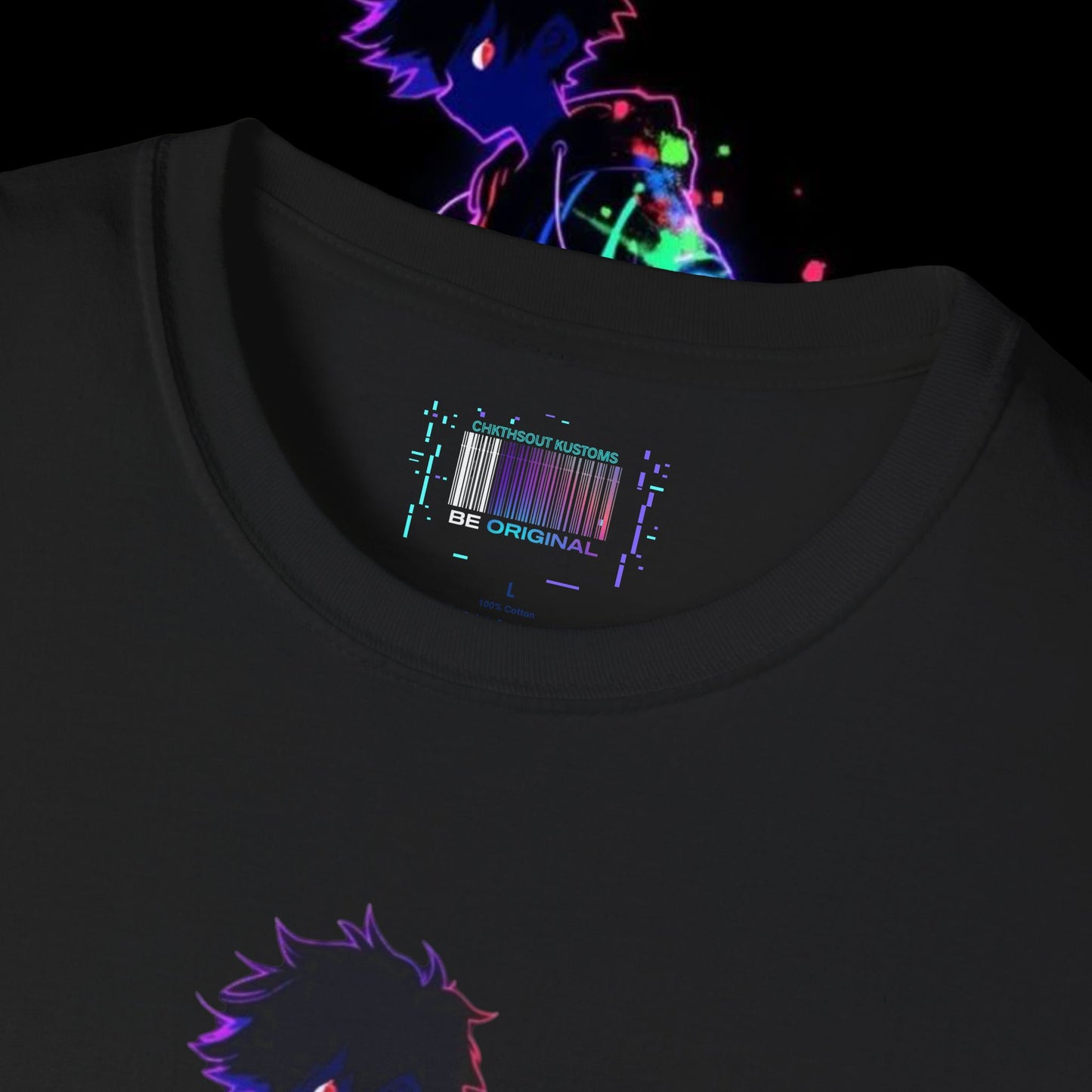 Neon Glow Casual T-Shirt | Vibrant Streetwear Style