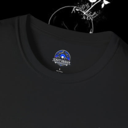 Edgy Skull Graphic Soft-style T-Shirt