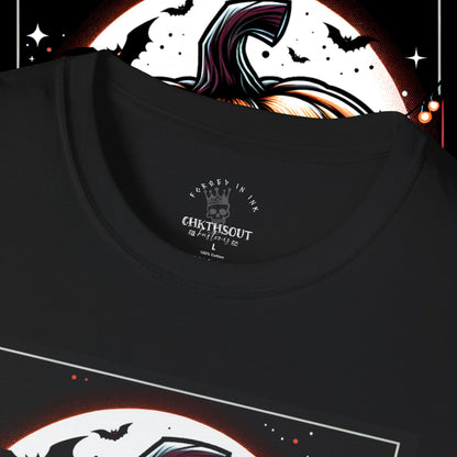 Chkthsout Kustoms Halloween Pumpkin Graphic Tee
