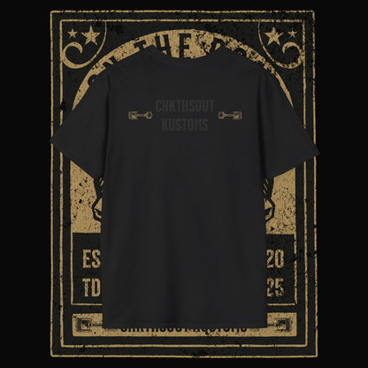 On The Road Skull Graphic  T-Shirt