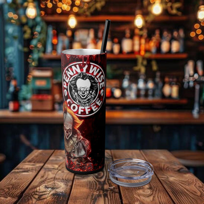 Halloween Design (IT) Design Tumbler with Straw