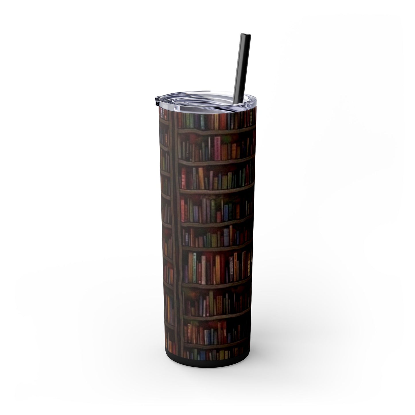 Library Love Skinny Tumbler with Straw - 20oz