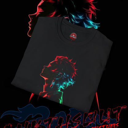 Neon Tanjiro Anime T-Shirt - Unique Graphic Tee for Fans