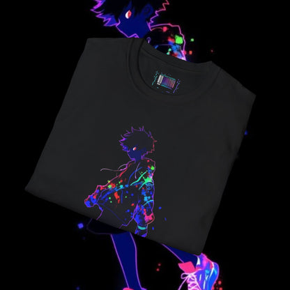 Neon Glow Casual T-Shirt | Vibrant Streetwear Style