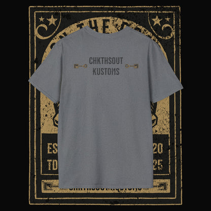 On The Road Skull Graphic  T-Shirt
